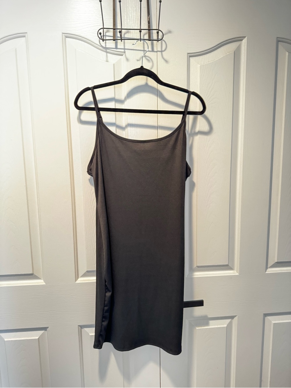Women's Black Spaghetti Strap Mini Dress